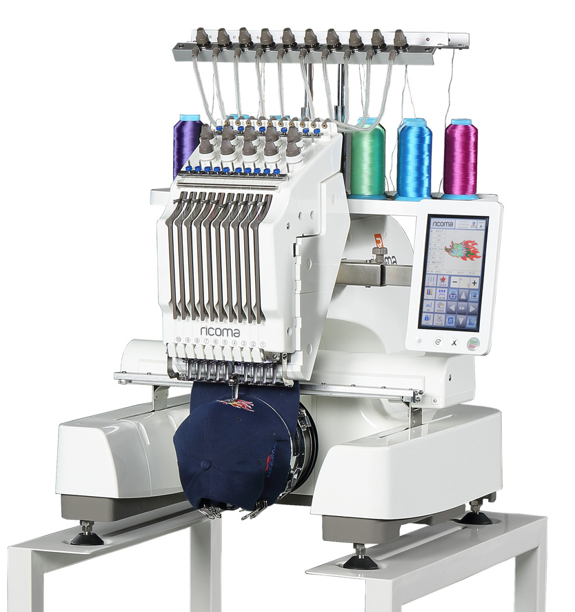 Ricoma EM Series - 7 Inch Touch Screen Embroidery Machines for Hobbyists and Beginners